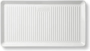 Scaletta da Servire in Cotto - Servizio in Cotto Stiloso - Accessori per Barbecue - 40 x 22 cm - Bianco (17884)