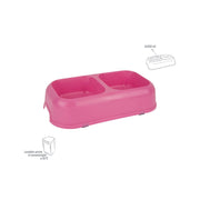 ZOOV CIOTOLA DOPPIA RETTANGOLARE ROSA SMALL- 1,0 pz