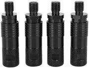 Adattatore di Rilascio Rapido per Pescatori - Materiale Duraturo e Resistentente - Nero - Accessori da Pesca - Pescare con Efficienza - Rilascio Rapido