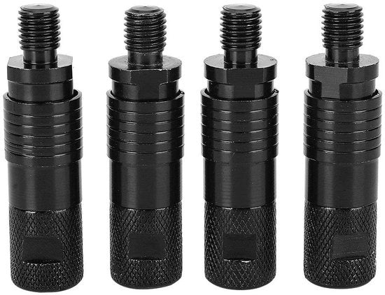 Adattatore di Rilascio Rapido per Pescatori - Materiale Duraturo e Resistentente - Nero - Accessori da Pesca - Pescare con Efficienza - Rilascio Rapido
