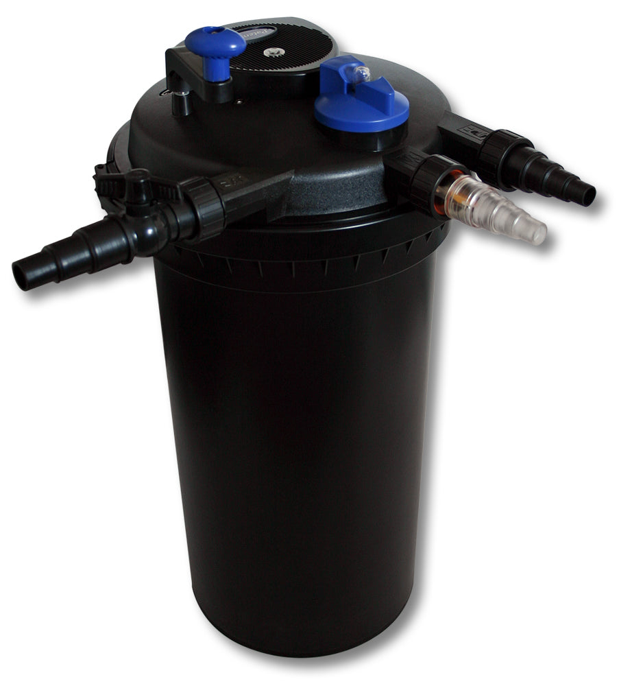 Set per laghetti Filtro a pressione 30000l Chiarificatore UVC 18W Pompa da 40W