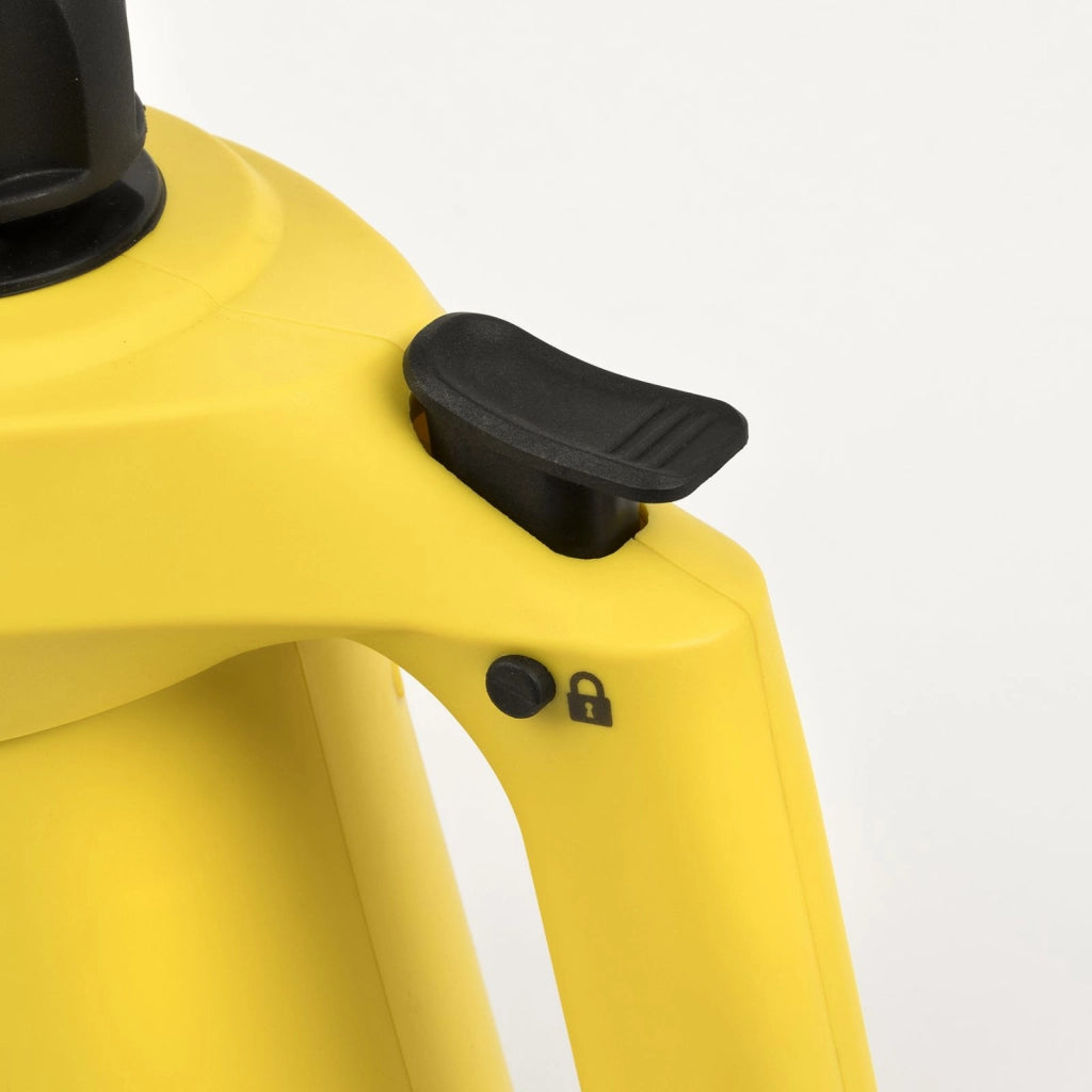 G3 ferrari g90036 attivap pulitore a vapore, 1100w, capacità 350 cc, pressione 4 bar, 30 g/min volume vapore, protezione contro l'umidità, tappo di sicurezza, riscaldamento rapido, giallo