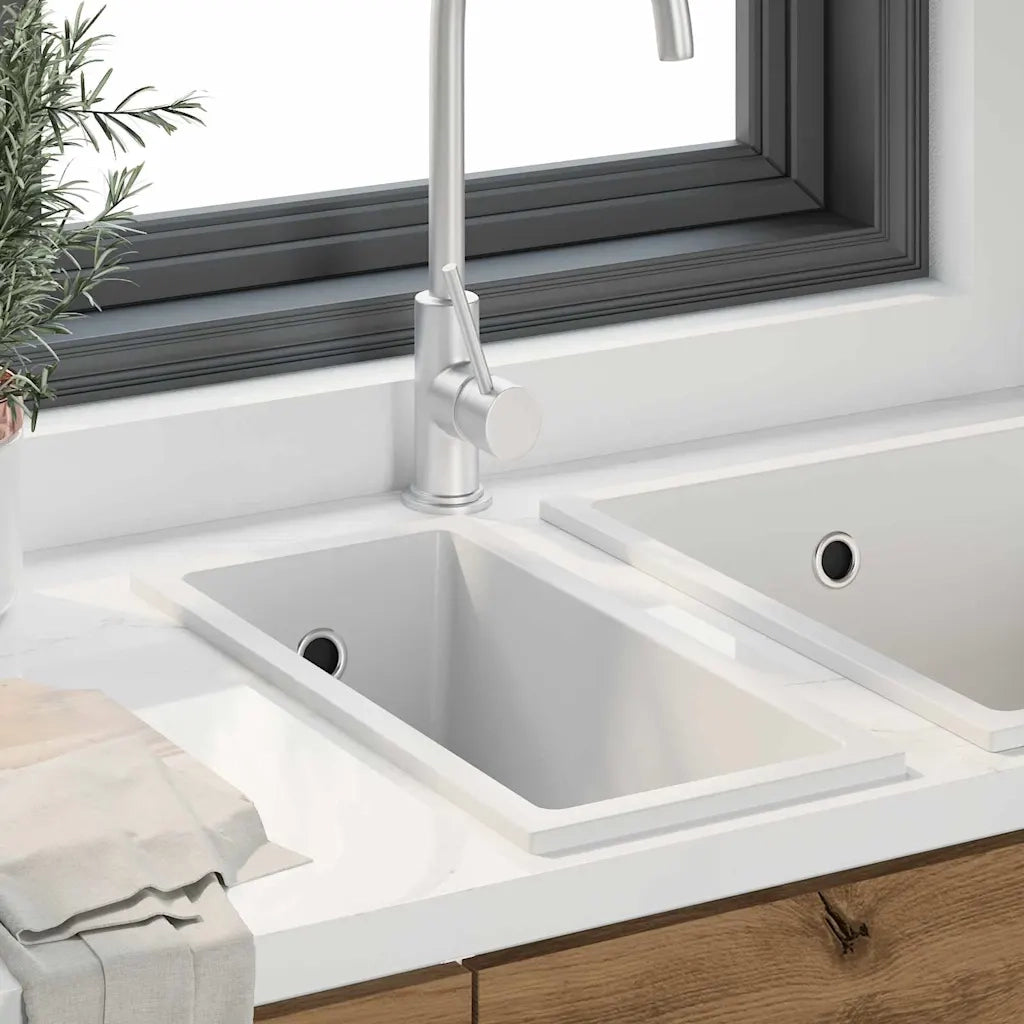 Lavello da cucina Bianco 21 x 44 x 14 cm Granito CFW9477596