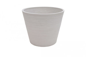 Vaso Piccolo Camelia Ø31x25,4 cm in Fibra sintetica Bianco