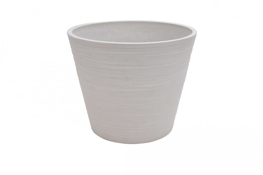 Vaso Piccolo Camelia Ø31x25,4 cm in Fibra sintetica Bianco