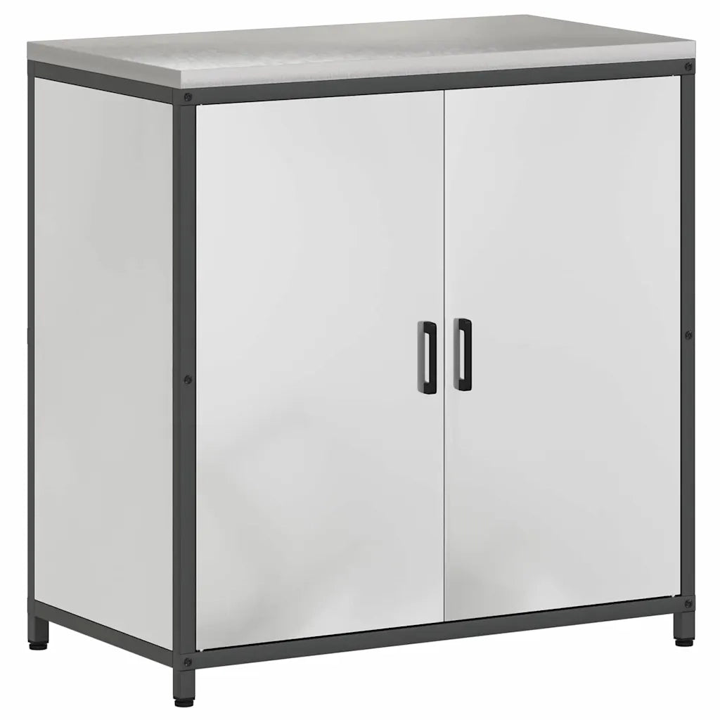 Set di Stoccaggio per Cucina 2 pcs Argento Acciaio zincato