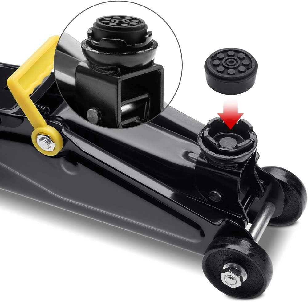 Cric idraulico per Auto max. 2t Sollevamento max. di 330mm Martinetto Officina con Custodia