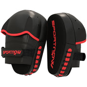 Manubri da Boxe Curvi per Allenamento Muay Thai MMA ¨C Zephmum ¨C Nero