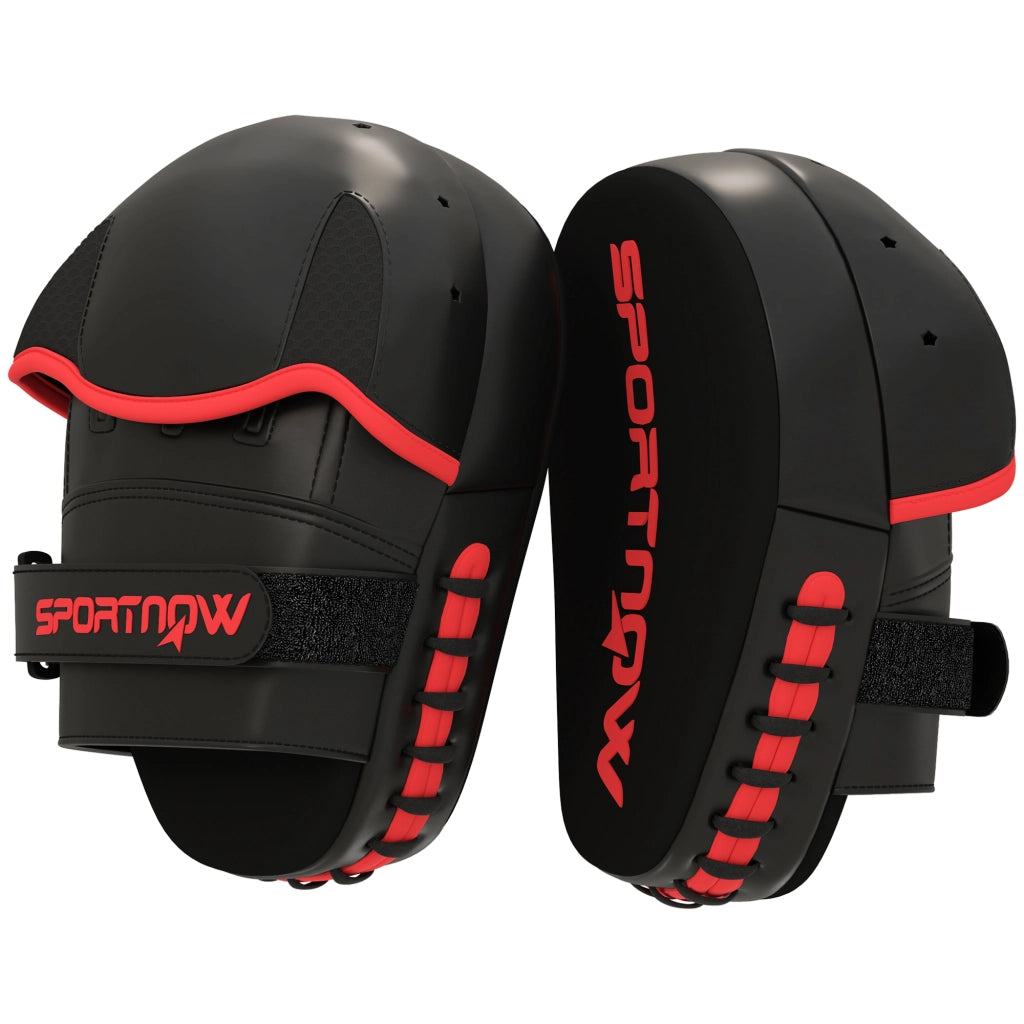 Manubri da Boxe Curvi per Allenamento Muay Thai MMA ¨C Zephmum ¨C Nero