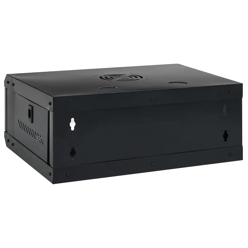 vidaXL Armadietto di Rete a Parete 4U da 19" IP20 53x40x21 cm