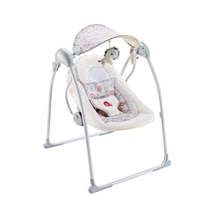 Altalena dondolo oscillante con Musica per Bambini 86x74x63 cm in Acciaio e Poliestere Baby Sweet