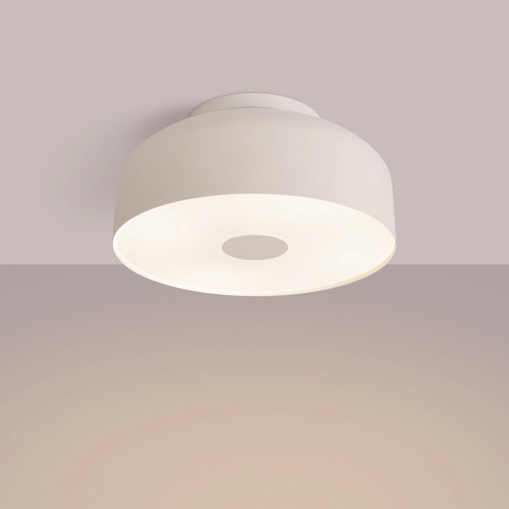 Lampada da soffitto OMIQ Crimson 4x15W E27 LED Beige Moderna Rotonda 30x30x15cm