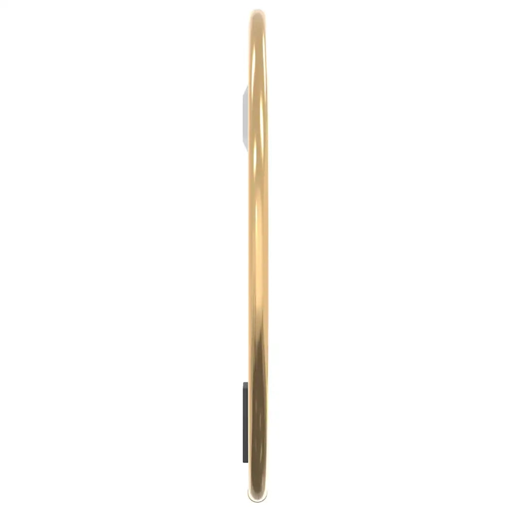 Specchio da Parete Dorato Ø 20 cm Rotondo 348178