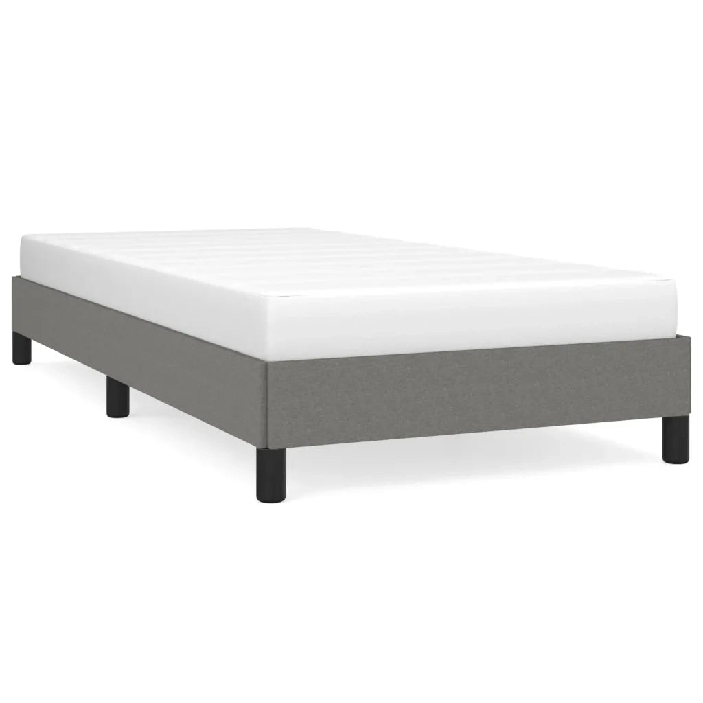 Giroletto senza Materasso Grigio Scuro 90x200 cm Tessuto 346689