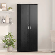 Credenza Rovere Nero 70 x 33.5 x 180 cm Legno multistrato 3365566