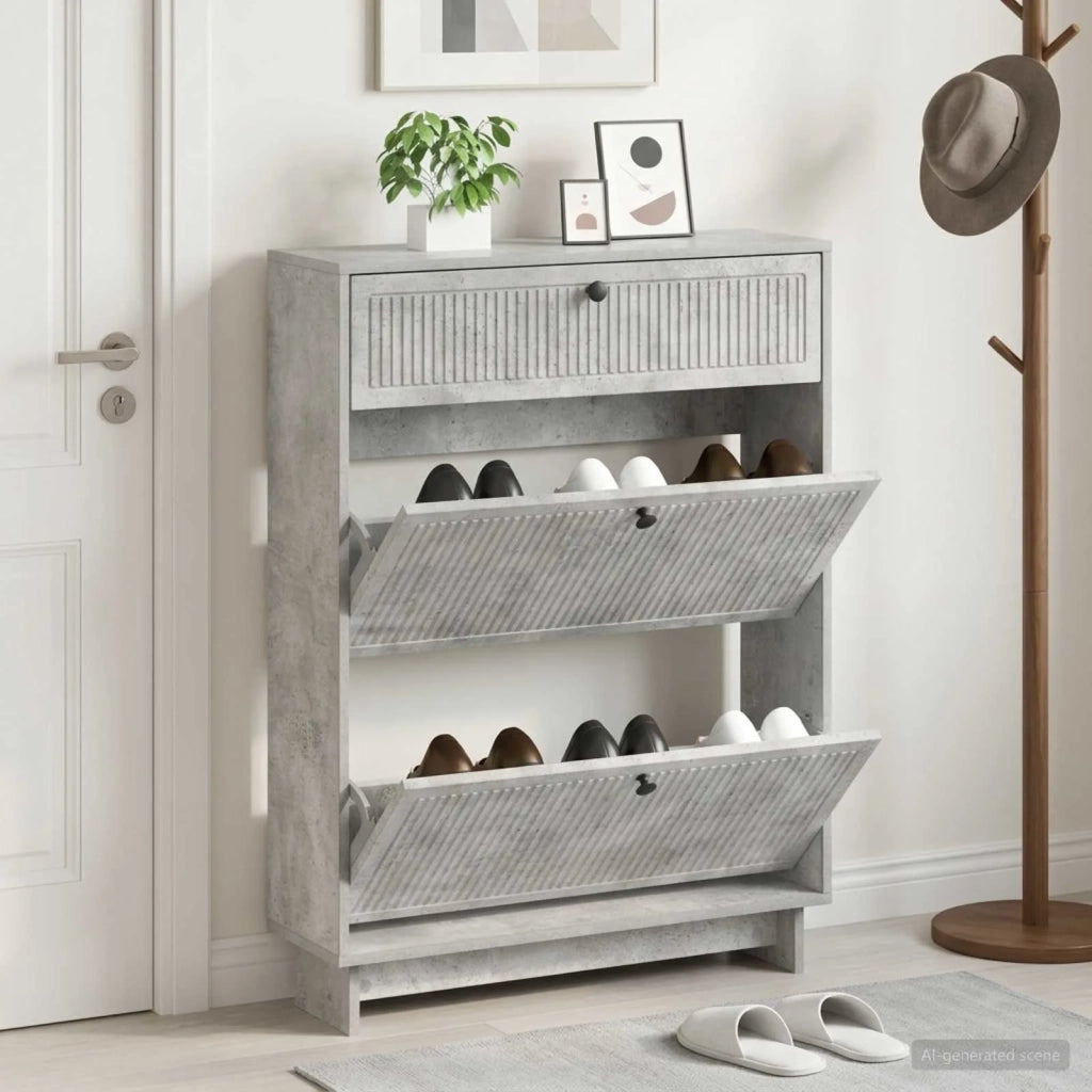 Mobile per scarpe EDE 78 x 24 x 103 cm Legno ingegnerizzato 895998
