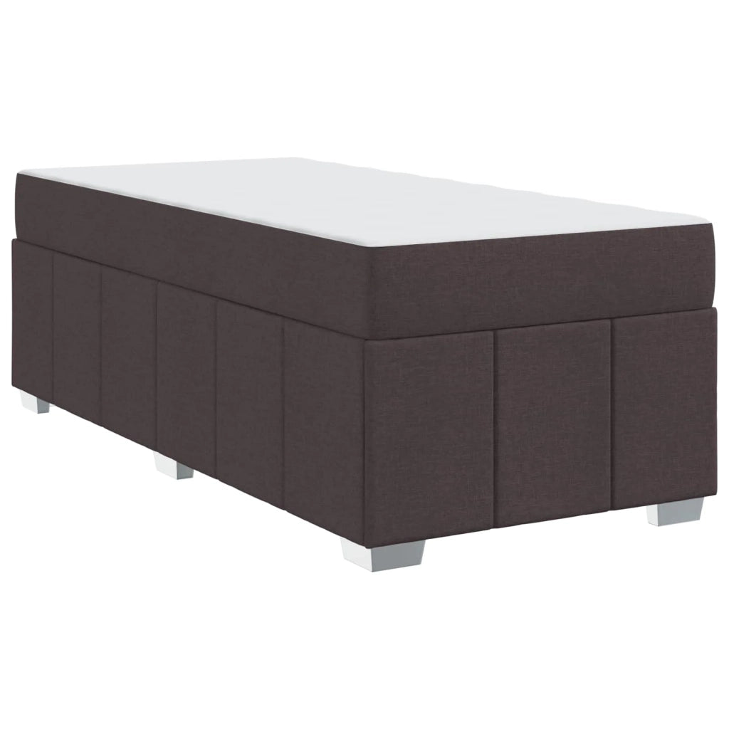 Struttura del letto Marrone Scuro 90 x 200 cm Tessuto 3398261
