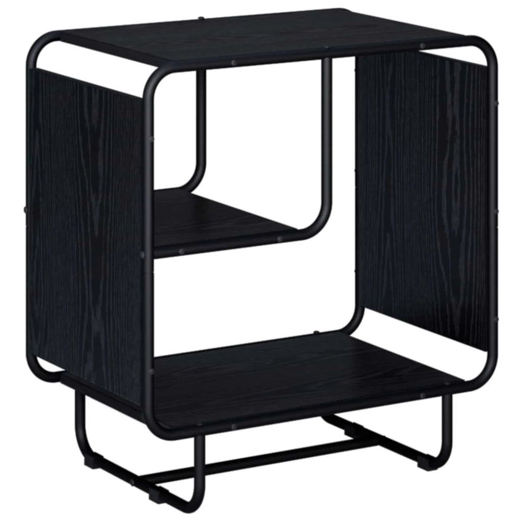 Credenza Rovere Nero 60 x 37.5 x 64.5 cm Legno ingegnerizzato 8007918