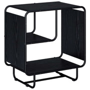 Credenza Rovere Nero 60 x 37.5 x 64.5 cm Legno ingegnerizzato 8007918