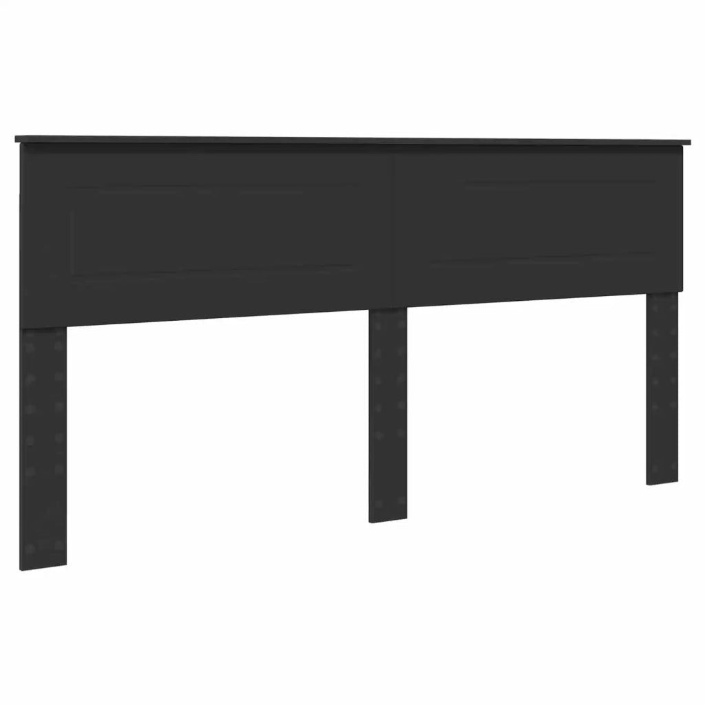 Struttura del letto Nero 200 x 200 cm Legno Ingegnerizzato