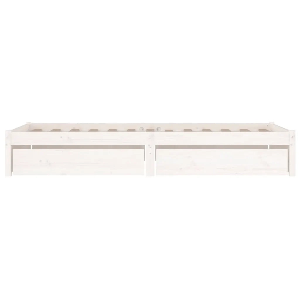 Giroletto con Cassetti Bianco 90x200 cm
