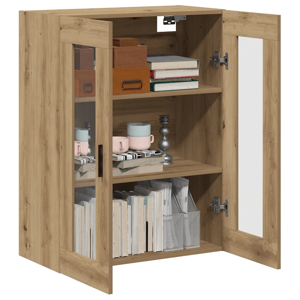 Mobile a Parete Rovere Artigianale 69,5x34x90 cm