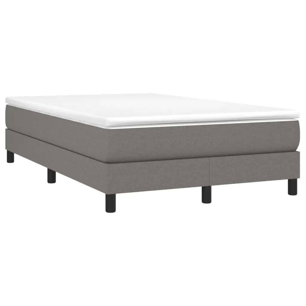 Giroletto a Molle con Materasso Grigio Scuro 120x200 cm Tessutocod mxl 75894