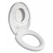 Trade Shop - Copriwater Bianco Adattatore Riduttore Bambini Tavoletta Wc Chiusura Ammortizzata -        3,5
