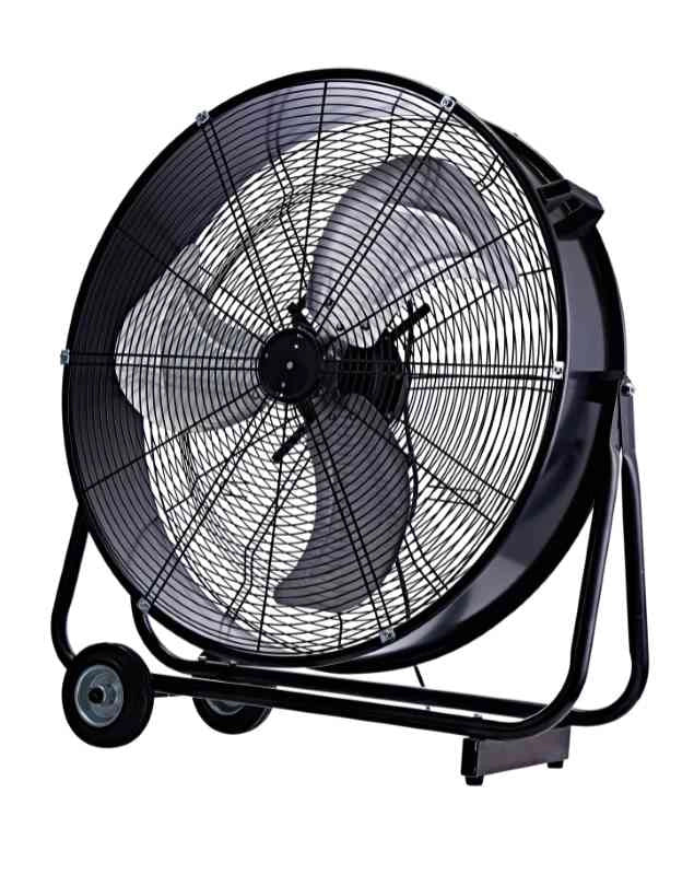 Ventilatore Industriale Carrellato URAGANO 82 82 cm 124W 3 Velocità con Rotelle e Maniglia – Potente e Professionale per Officine e Magazzini