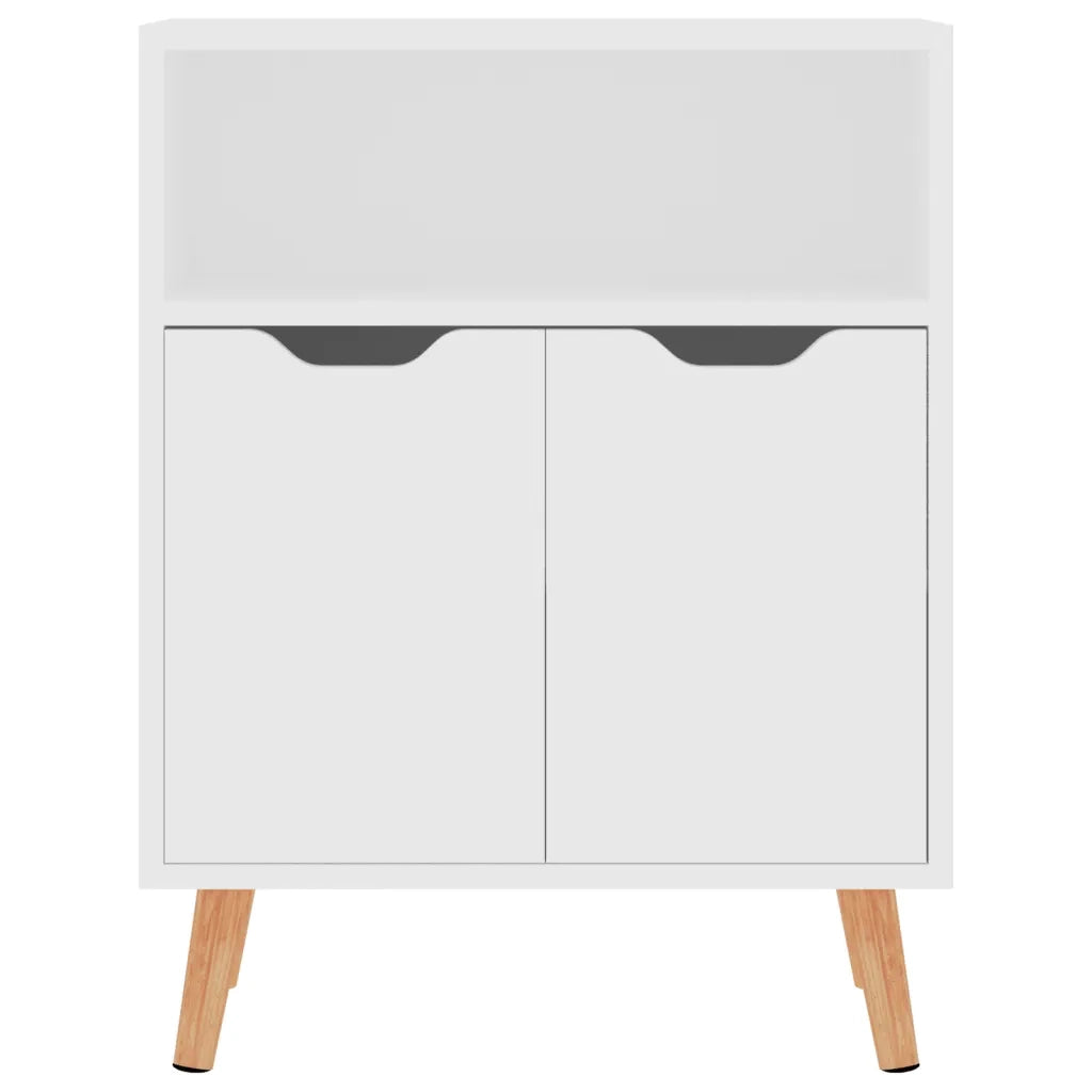 Credenza Bianca 60x30x72 cm in Legno Multistrato 326822