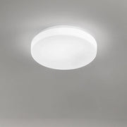 Plafoniera Moderna Metallo Vetro Bianco Led 18W Dimmerabile Ip20