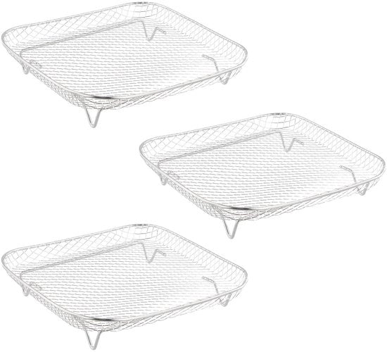 Accessori per Airfryer in Acciaio Inossidabile - 3 Livelli - Stivalevole - Accessori per Airfryer - Cucina Efficiente - Facile da Pulire - Accessori per Airfryer