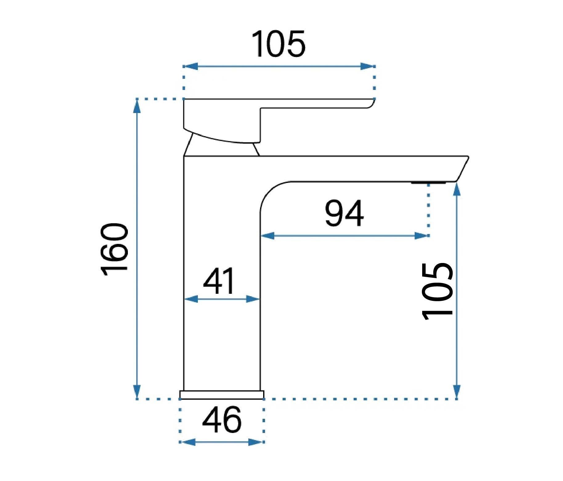 Rubinetto Da Lavabo Rea Argus Titan Low