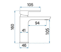 Rubinetto Da Lavabo Rea Argus Titan Low