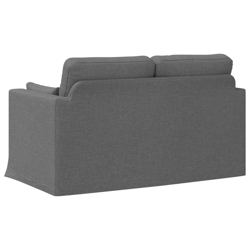 Divano Grigio scuro 139 x 78 x 80 cm Tessuto