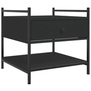 Tavolino da salotto | Tavolino da caff¨¨ | Tavolino da Soggiorno Nero 50x50x50 cm in Legno Multistrato