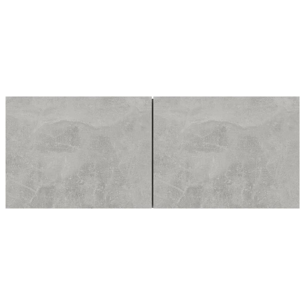 Mobile TV multimediale scaffale TV credenza mobile TV sala da pranzo soggiorno camera da letto 3 pezzi legno ingegnerizzato grigio 02_0028661