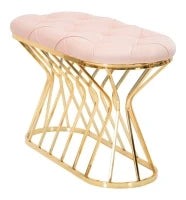 Panca Zig Rosa cm 91X38X52