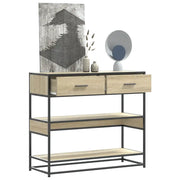 Tavolo Consolle Rovere Sonoma 90x35x80 cm in Legno Multistrato 849180