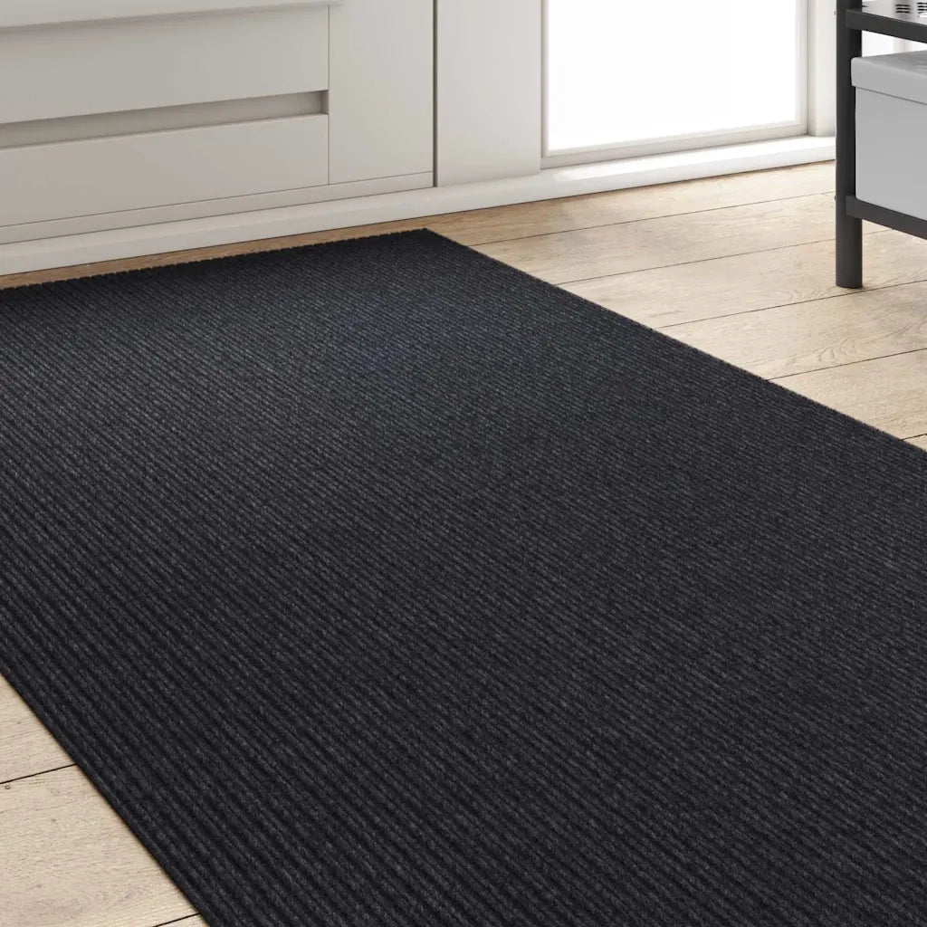 Runner in Moquette Antracite 80 x 400 cm Tessuto