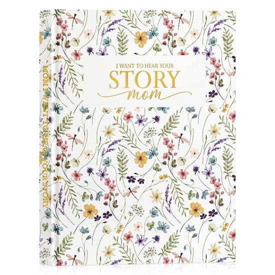 Diario con oltre 270 indicazioni - Storia di una madre - Copertina in pelle - Libro di ricordi - Regalo per la madre - Condividere ricordi - Libro di storie