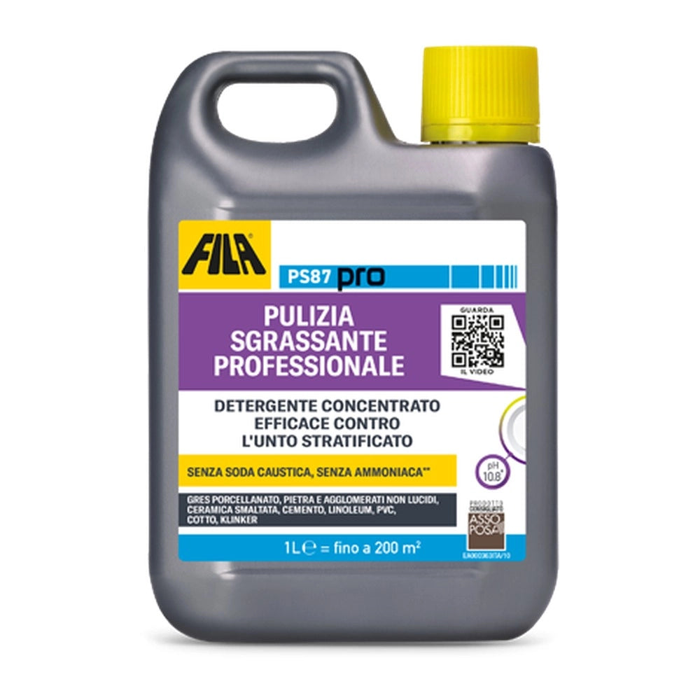 Fila ps87 pro 1 l sgrassante professionale pavimenti gres cotto cemento