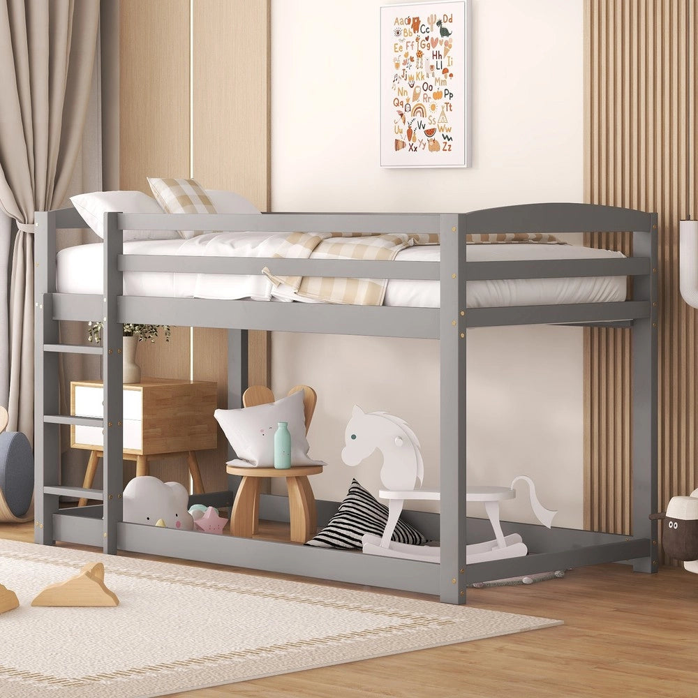 Letto a Castello per Bambini ¨C MINIMAL ¨C Pino Massello, Grigio, 90x200