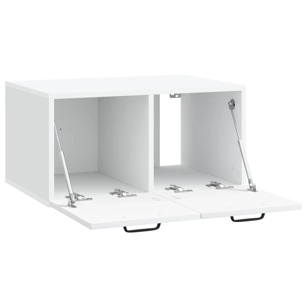 Mobile Porta TV da Muro Bianco 59,5 x 41 x 30 cm 898675