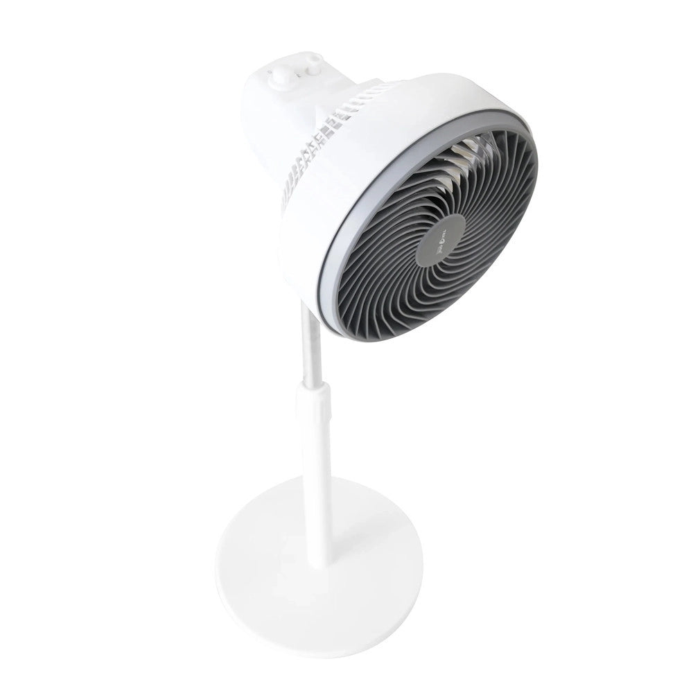 Trade Shop - Ventilatore A Piantana 90 W Con Motore Cca 3 Velocità Altezza 100cm 5 Pale Da 10" -