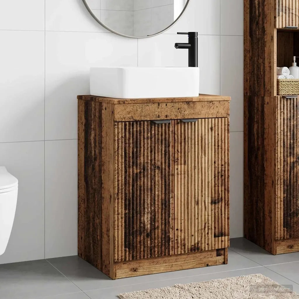 Set di mobili per il bagno Legno antico Legno ingegnerizzato 3404230