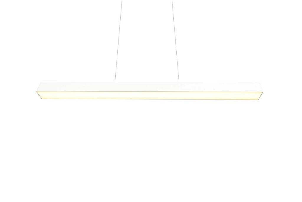 Lampada a Sospensione da Interno a led in Metallo Bianco Opaco
