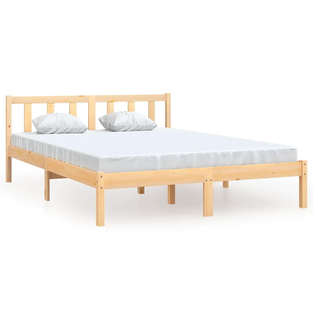 Giroletto-Struttura Letto in Legno Massello di Pino 160x200 cm 259413