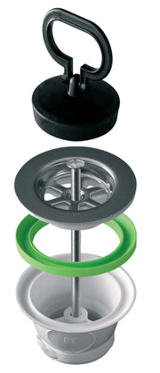 PILETTA PER LAVELLO INOX D 70 MM  1.1/2**- 1,0 pz