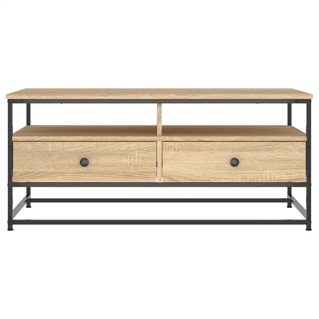 Tavolino da Salotto-Tavolino da soggiorno-Tavolo Rovere Sonoma 100x51x45cm Legno Multistrato 834218